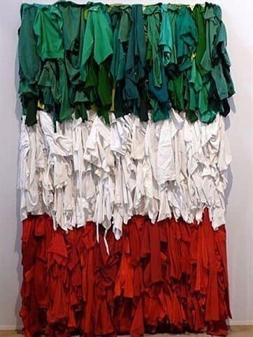 Rosario Annunziata, pittore astratto e artista informale italiano. | Michelangelo Pistoletto e la bandiera italiana