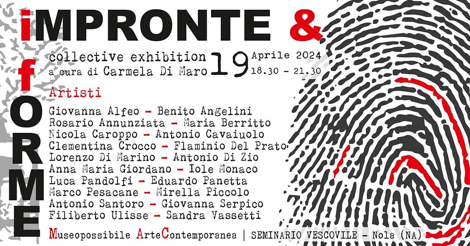 Rosario Annunziata, pittore astratto e artista informale italiano. | iMPRONTE&fORME, una mostra d'arte collettiva a Ringkomposition